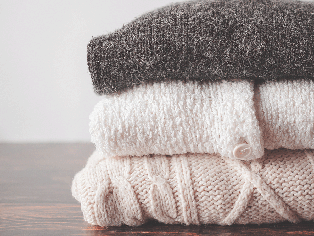 Activities for quarantine | Clean sweaters