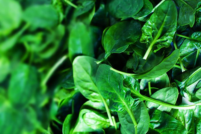 colourful foods | spinach