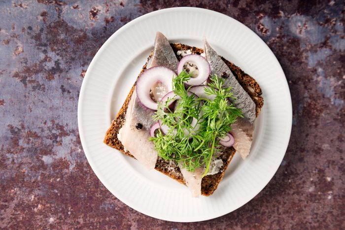 herring sandwich dish