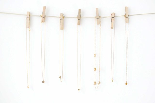 things that wreck your teeth | jewellery hanging with clothespins