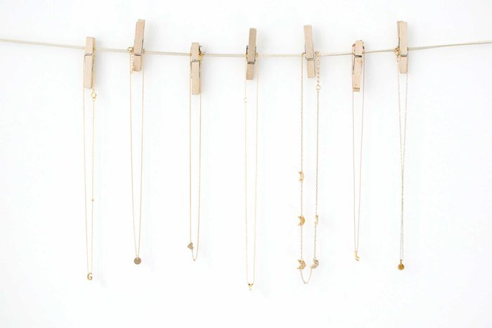 things that wreck your teeth | jewellery hanging with clothespins