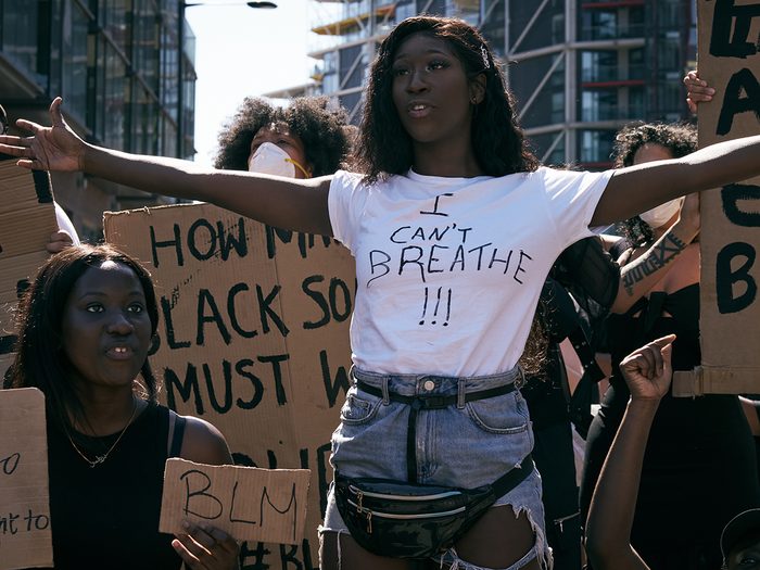 Black lives matter protest 