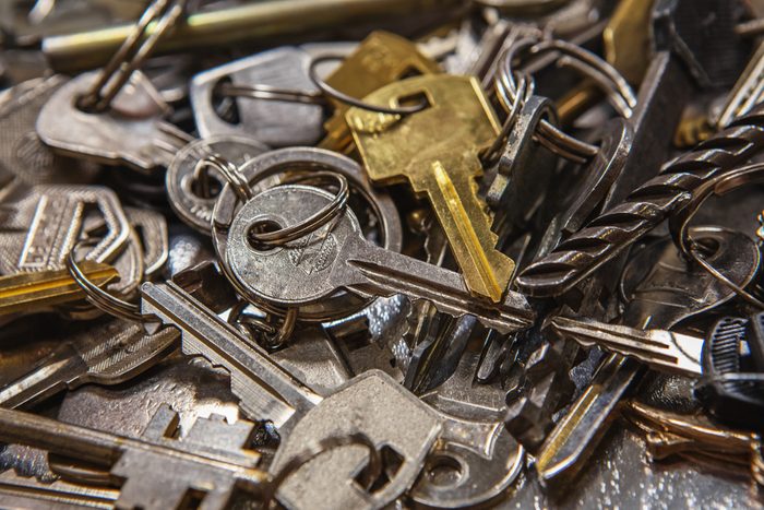 things that wreck your teeth | A Pile of old Keys different shapes, sizes and colors