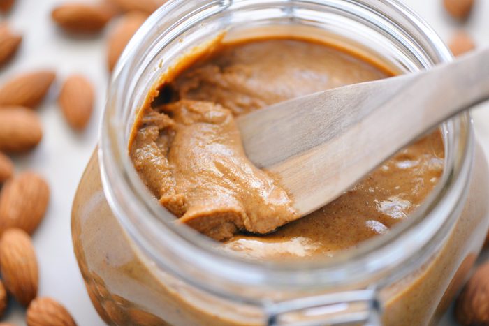 doctors eat for breakfast | almond butter close up