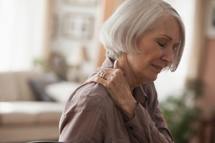 Fibromyalgia | mature woman with shoulder pain