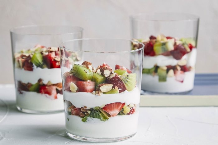 plant-based snack | strawberry kiwi parfait