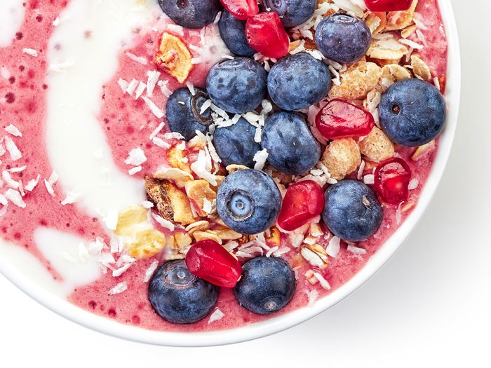 eat more veggies | yogurt bowl