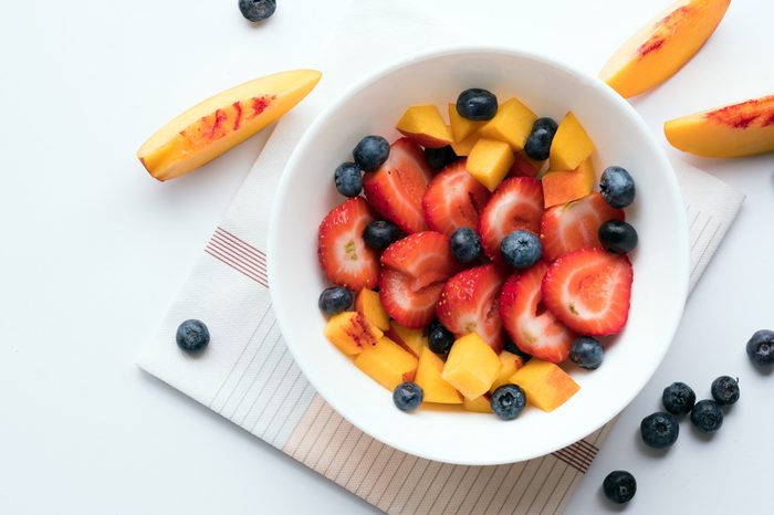 diabetic breakfast | Bowl of healthy fresh berries fruit salad