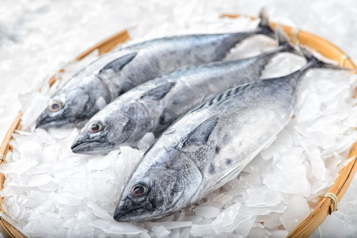 mediterranean diet | Three bonito tuna fish
