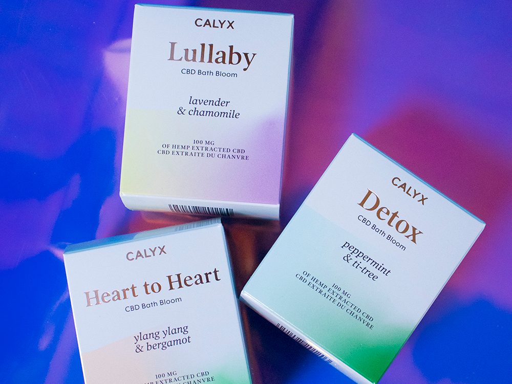 Calyx CBD bath bombs | wellness gifts | best health gift guide