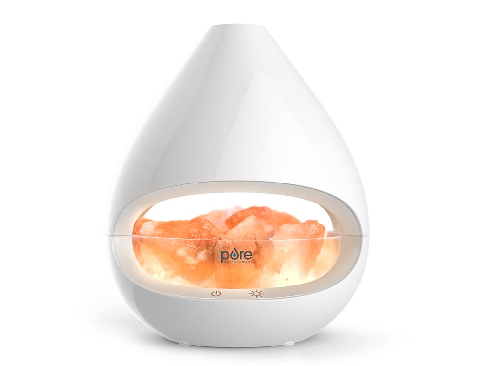 Pure Enrichment crystal salt lamp | wellness gifts | best health gift guide