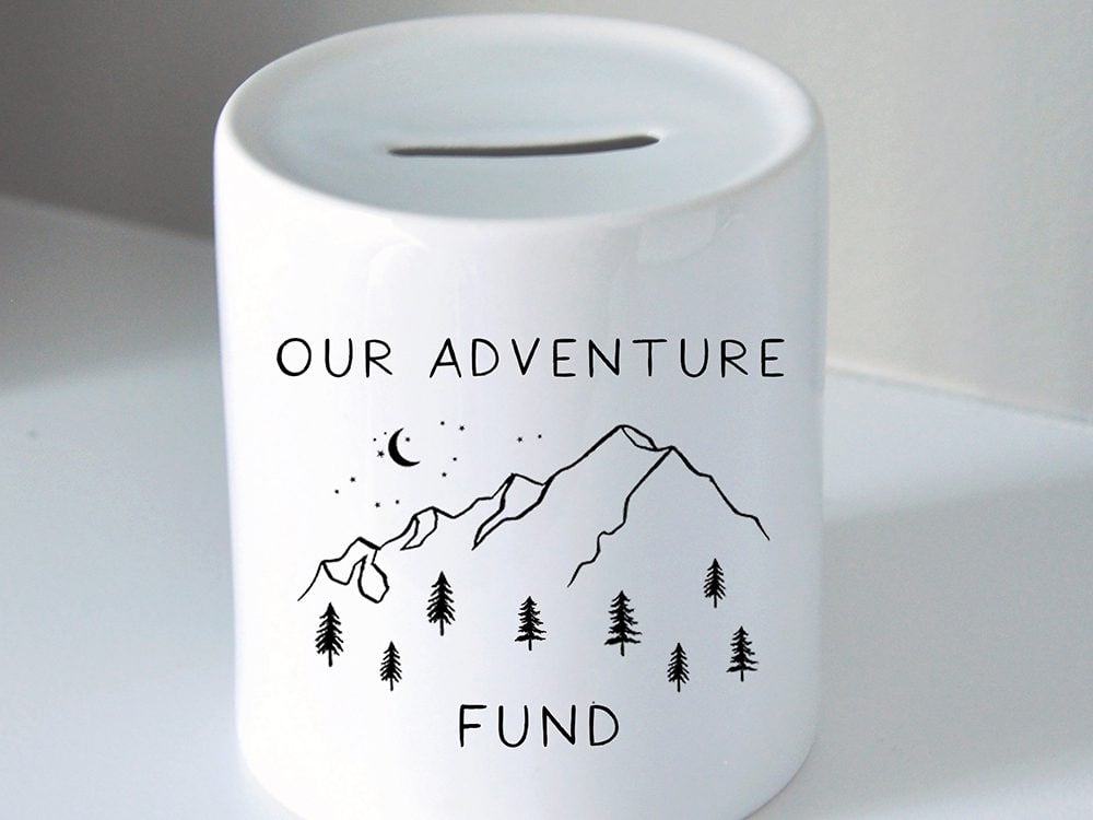 Etsy adventure piggy bank | wellness gifts | best health gift guide