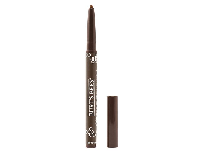 holiday eye with face mask | Burt's Bees eyeliner in bronze