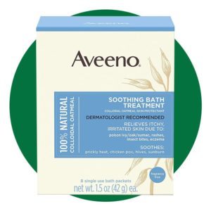 Aveeno Soothing Bath Treatment With 100% Natural Colloidal Oatmeal