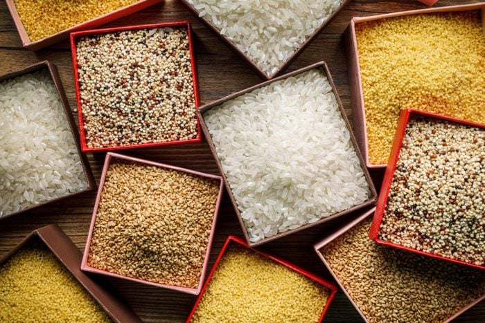 quinoa vs rice | Varieties Of Grains Seeds And Raw Quino