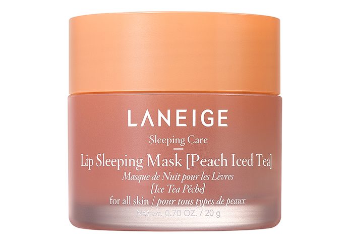 Jar Of La Neige Lip Sleeping Mask, Peach Iced Tea