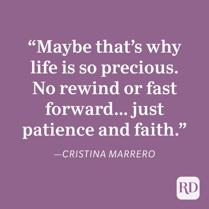 Cristina Marrero Patience Quote