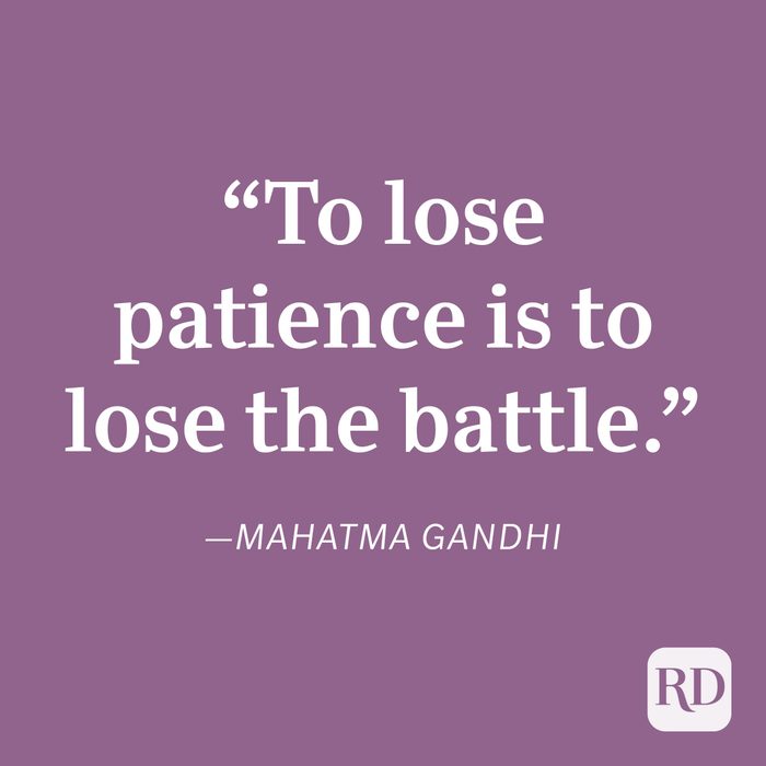 Mahatma Gandhi Patience Quote