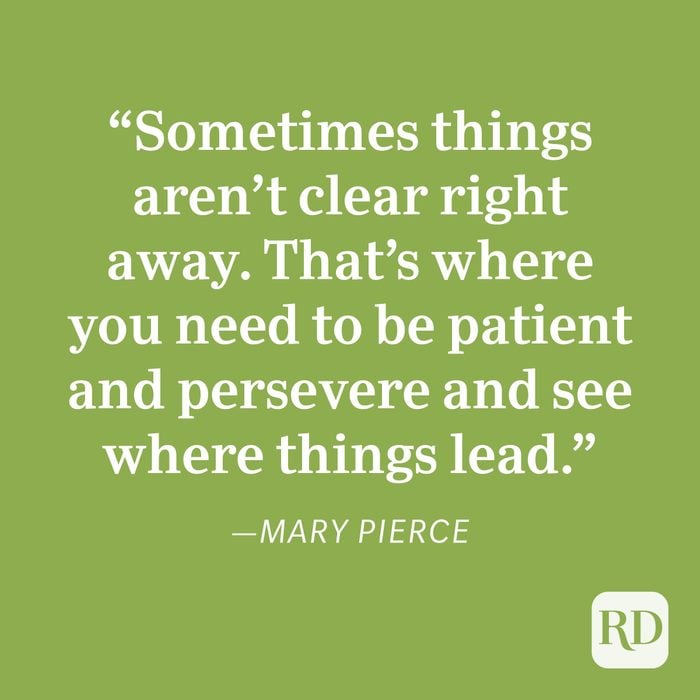 Mary Pierce Patience Quote