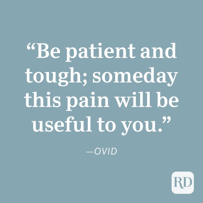 Ovid Patience Quote