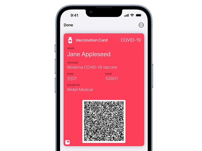 Covid Vaccine Passports Iphone