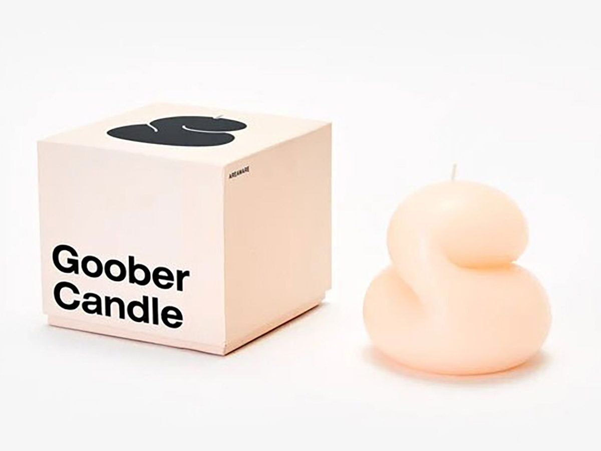 gifts for people who like to cook | Areaware Goober Candle Pink Eph 02