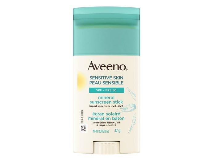 Aveeno Sensitive Skin Spf 50 Mineral Sunscreen Stick