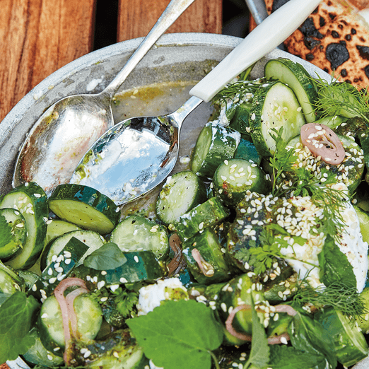 This Cucumber Salad with Herby Yogurt Dressing Is All You’ll Want to Eat This Season