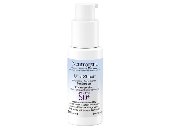 Neutrogena Ultra Sheer Moisturizing Face Serum Sunscreen
