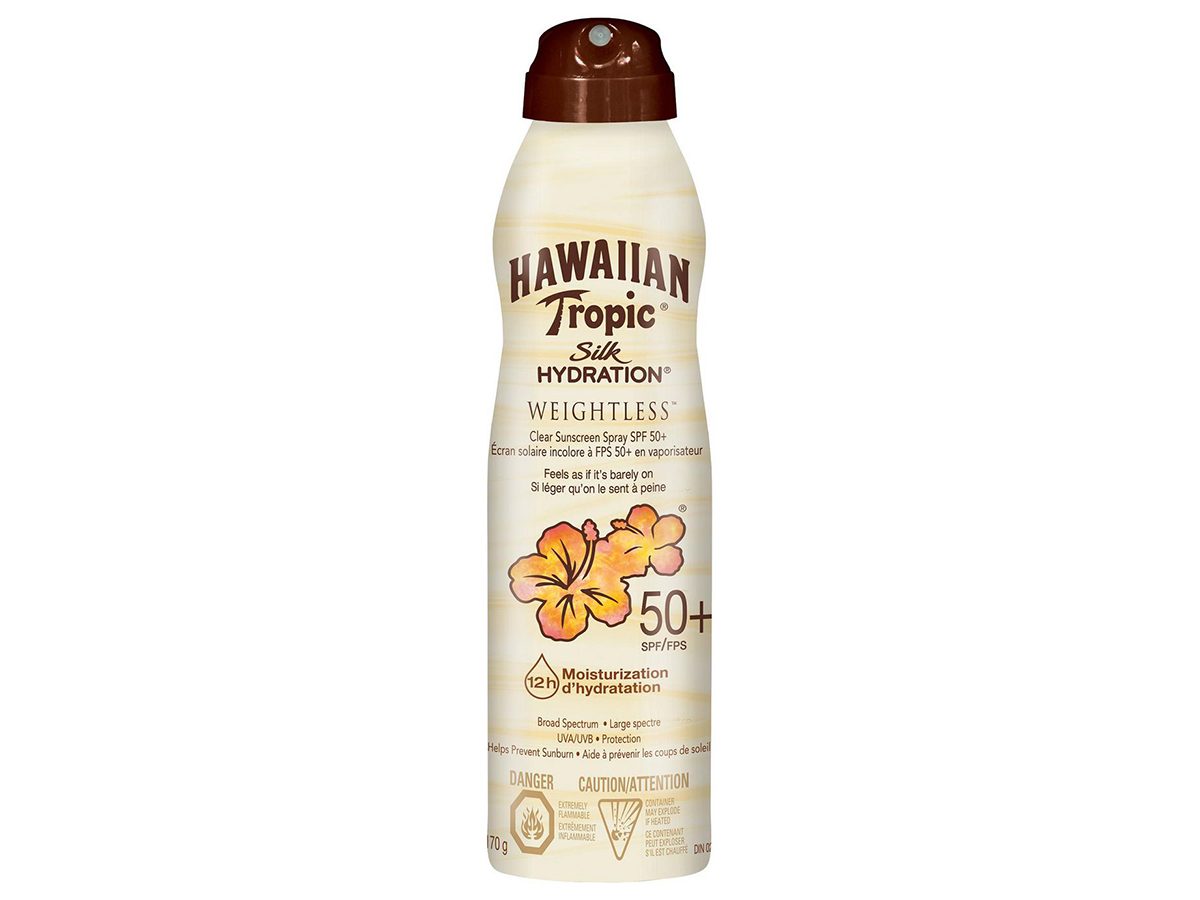 Hawaiian Tropic Weightless Silk Hydration Sunscreen Spray